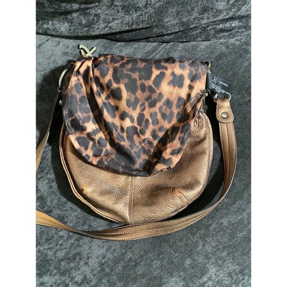 Vintage B. Makowsky leather MCM Grunge, Boho Bronze Shoulder Bag - A73885 - Picture 6 of 9